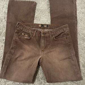 LEI Brown Denim Jeans